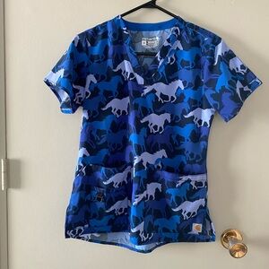 Patterned scrub top Carhartt